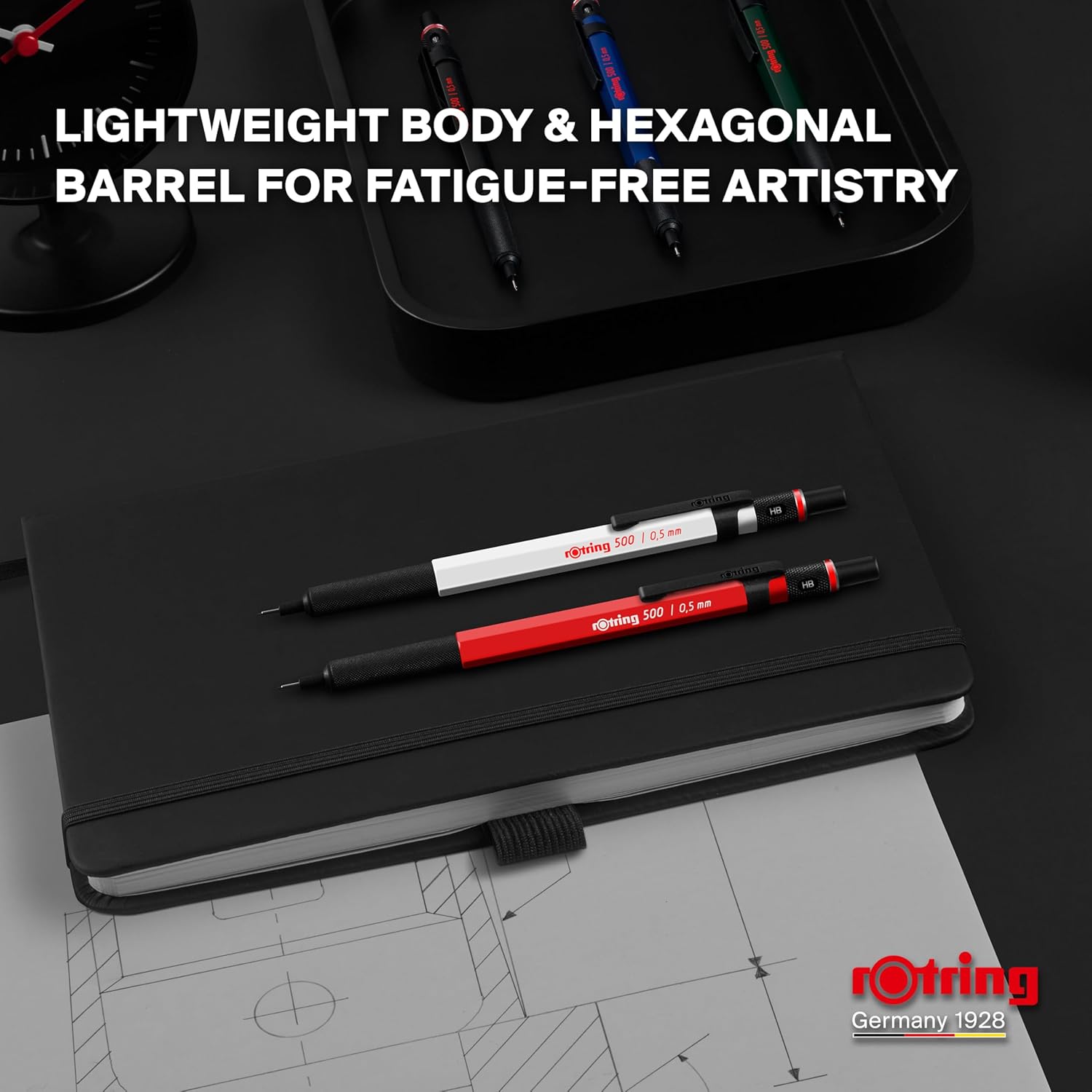 Thumbnail 1 de rOtring 500 Matita meccanica 0,5 mm HB ✏️