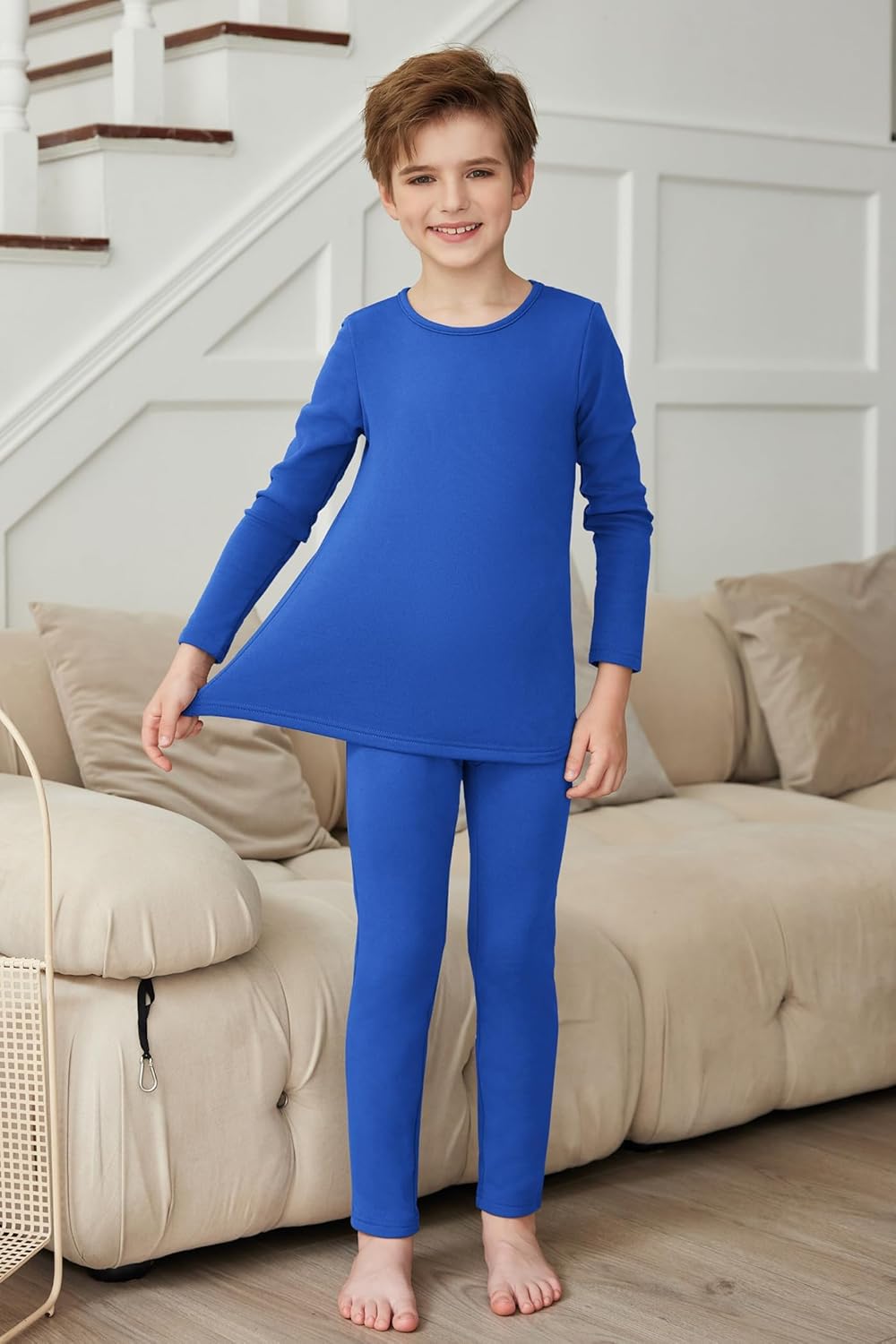 Thumbnail 1 de Arshiner Ensemble de sous-vêtements Thermiques enfants (5-12 ans) – idéal ski et football