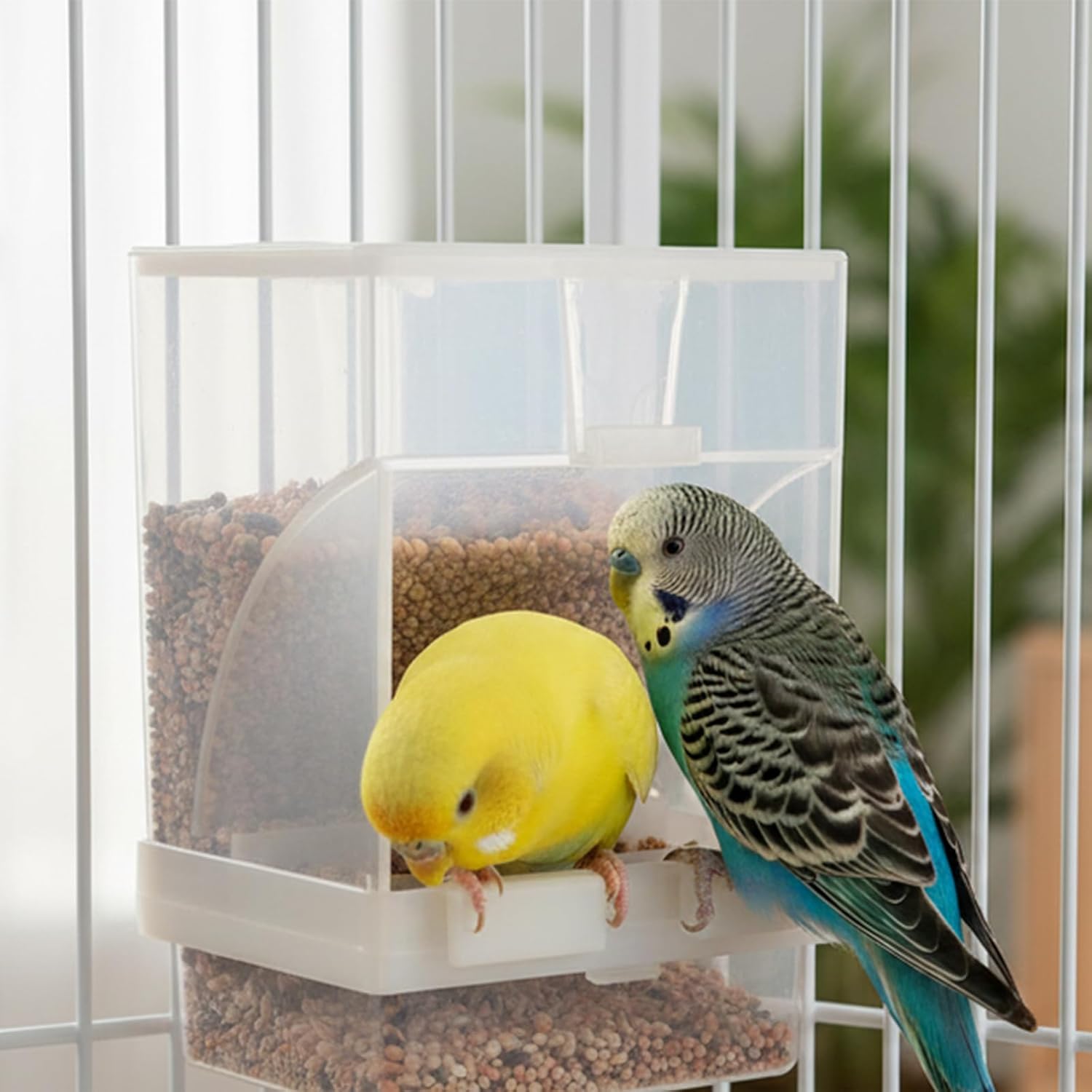 Thumbnail 1 de Hypeety Automatic Bird Feeder (No Mess) for Budgerigar, Canary, Cockatiel & Finch
