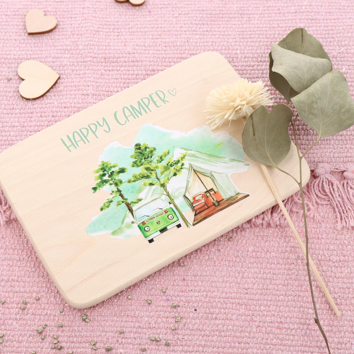 Thumbnail 1 de Spruchreif Frühstücksbrettchen aus Holz mit UV-Druck – ideal für Wanderfreunde