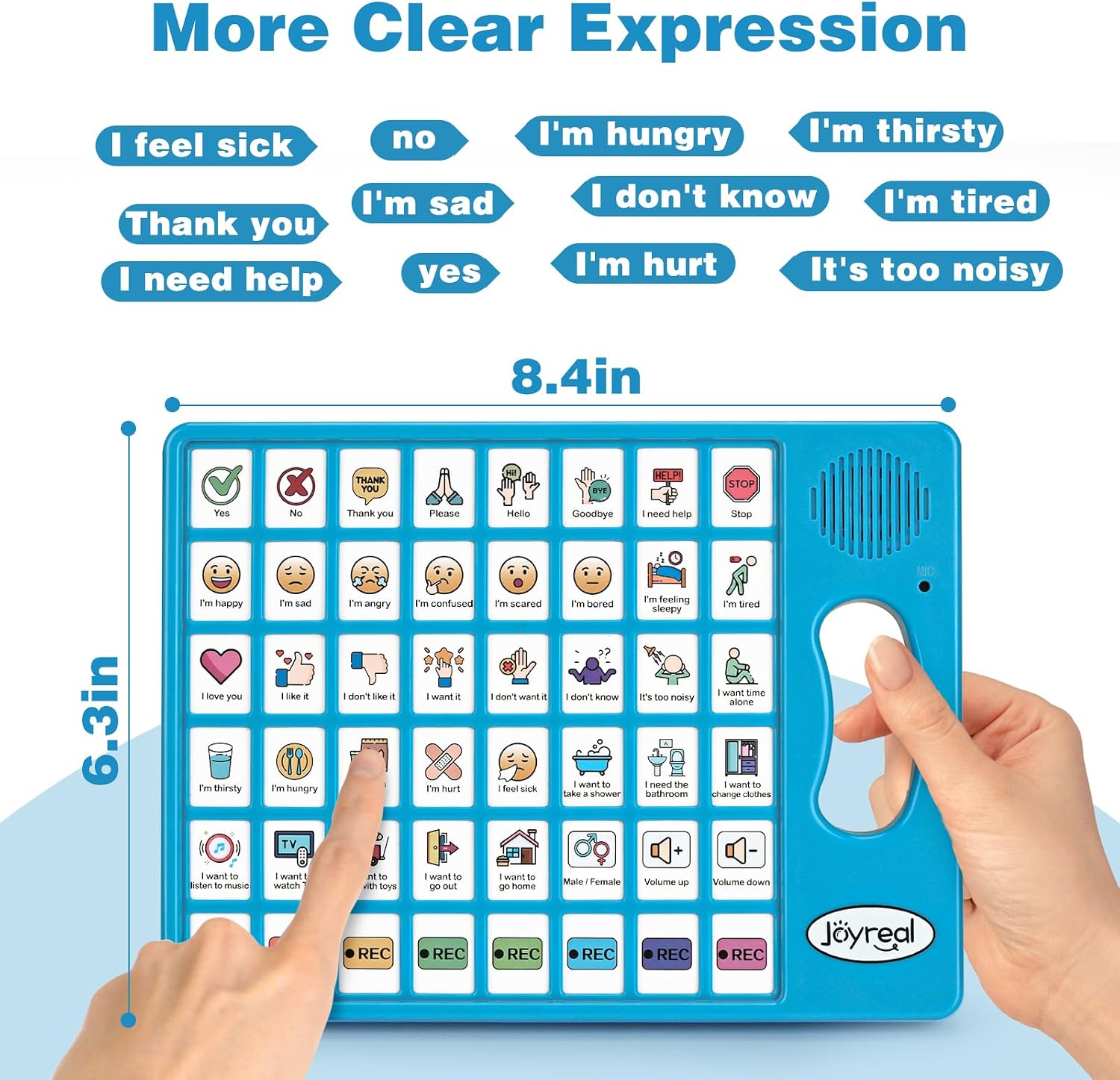 Thumbnail 4 de Joyreal AAC Device 8‑button communication tablet