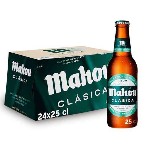 Mahou Clásica Pack 24 x 25 cl cerveza 4,8% 📦