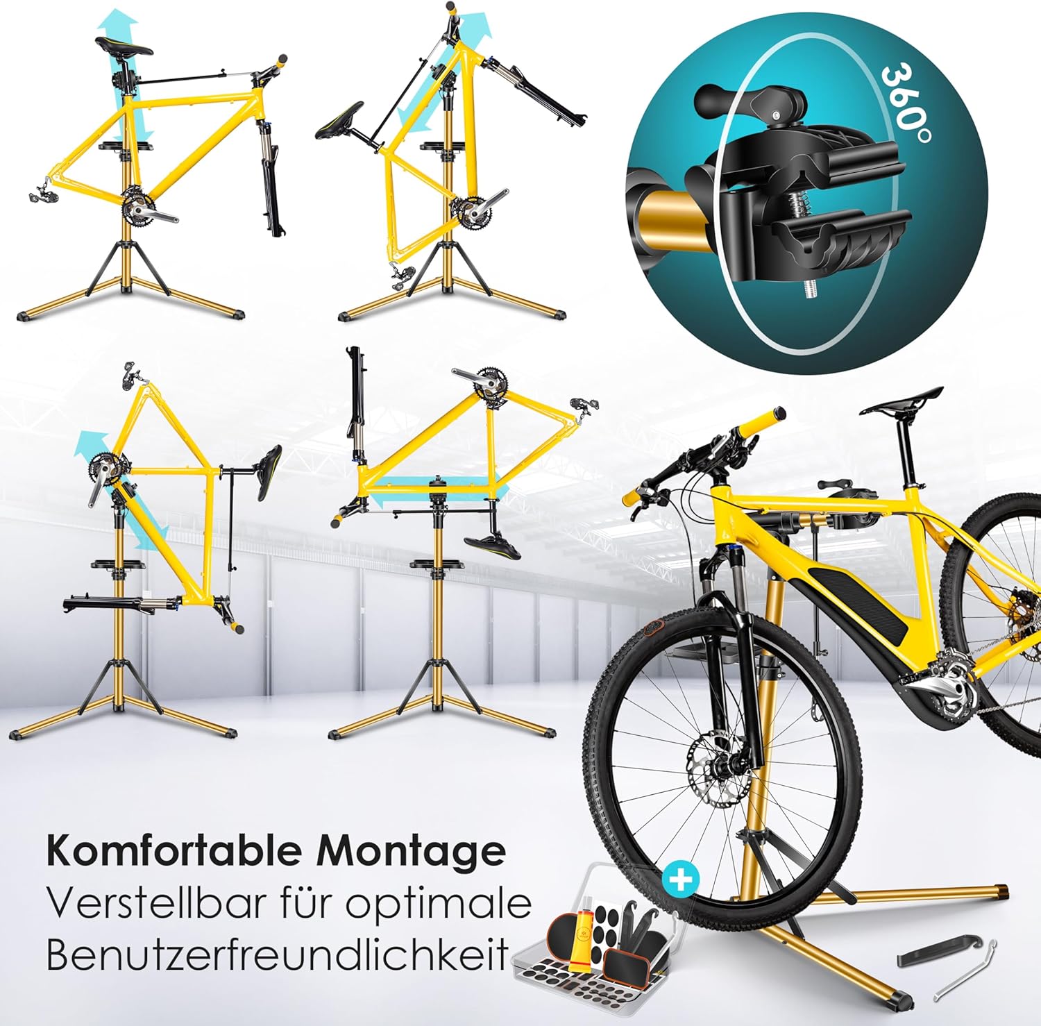 Thumbnail 4 de KESSER Fahrradmontageständer Profi 360°
