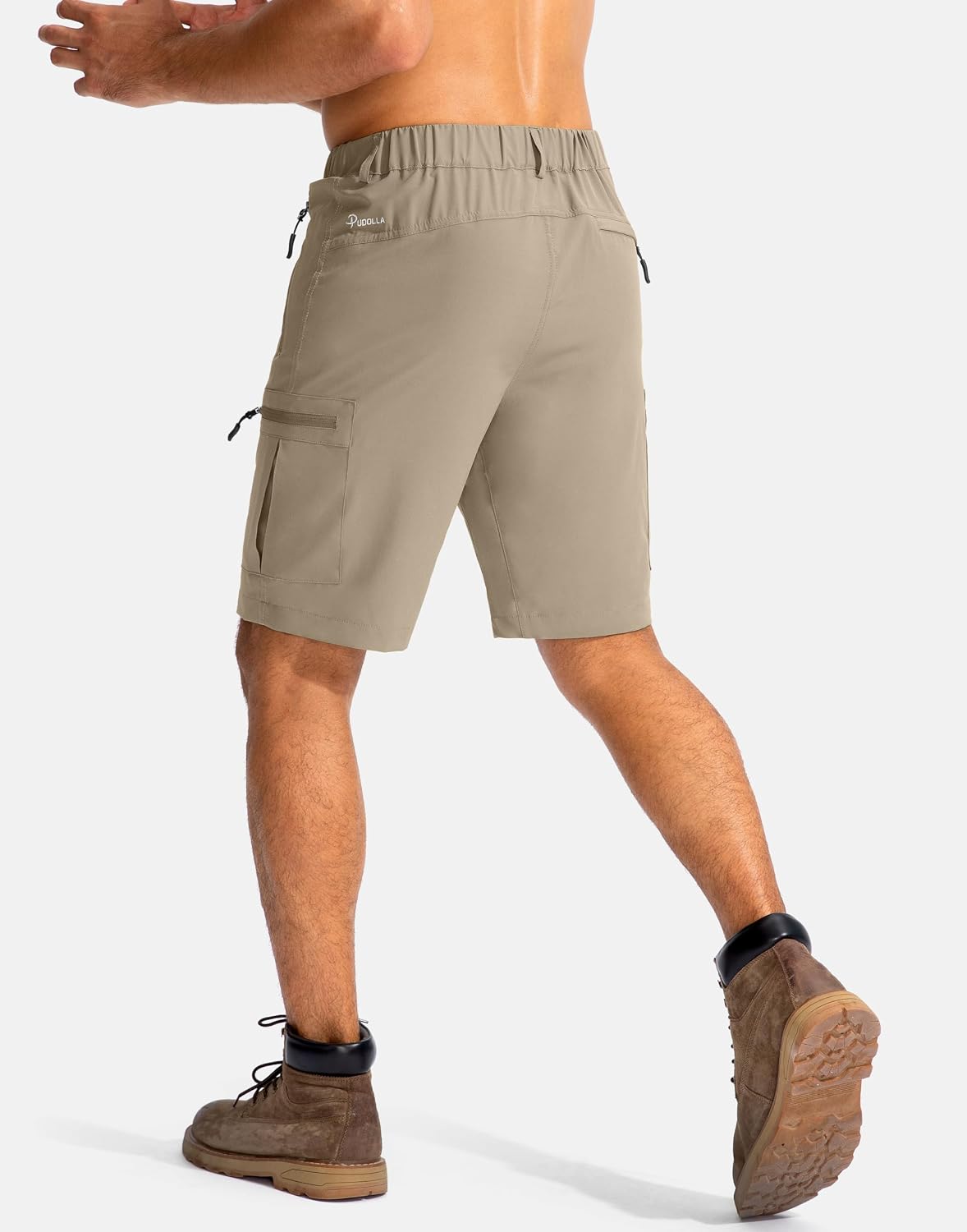 Detalle de Pudolla 9-Inch Cargo Hiking Shorts for Men