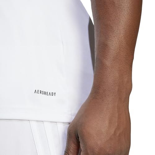 Detalle 1 de adidas Squadra25 camiseta de hombre de manga corta, corte ajustado y poliéster reciclado