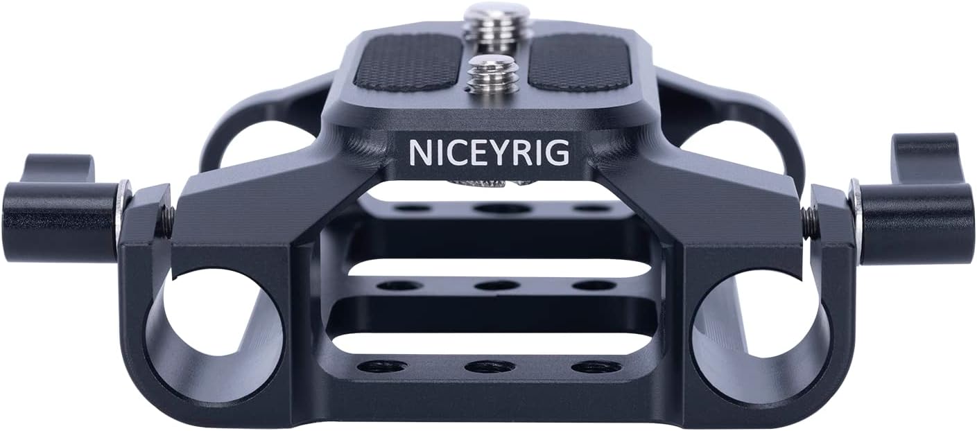 Thumbnail 4 de NICEYRIG Lightweight Base Plate with 15mm rod clamp 🎥
