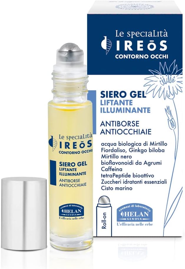 Detalle de Helan IREOS Contorno Occhi Occhiaie Effetto Lift – Siero Gel Roll-On 10 ml