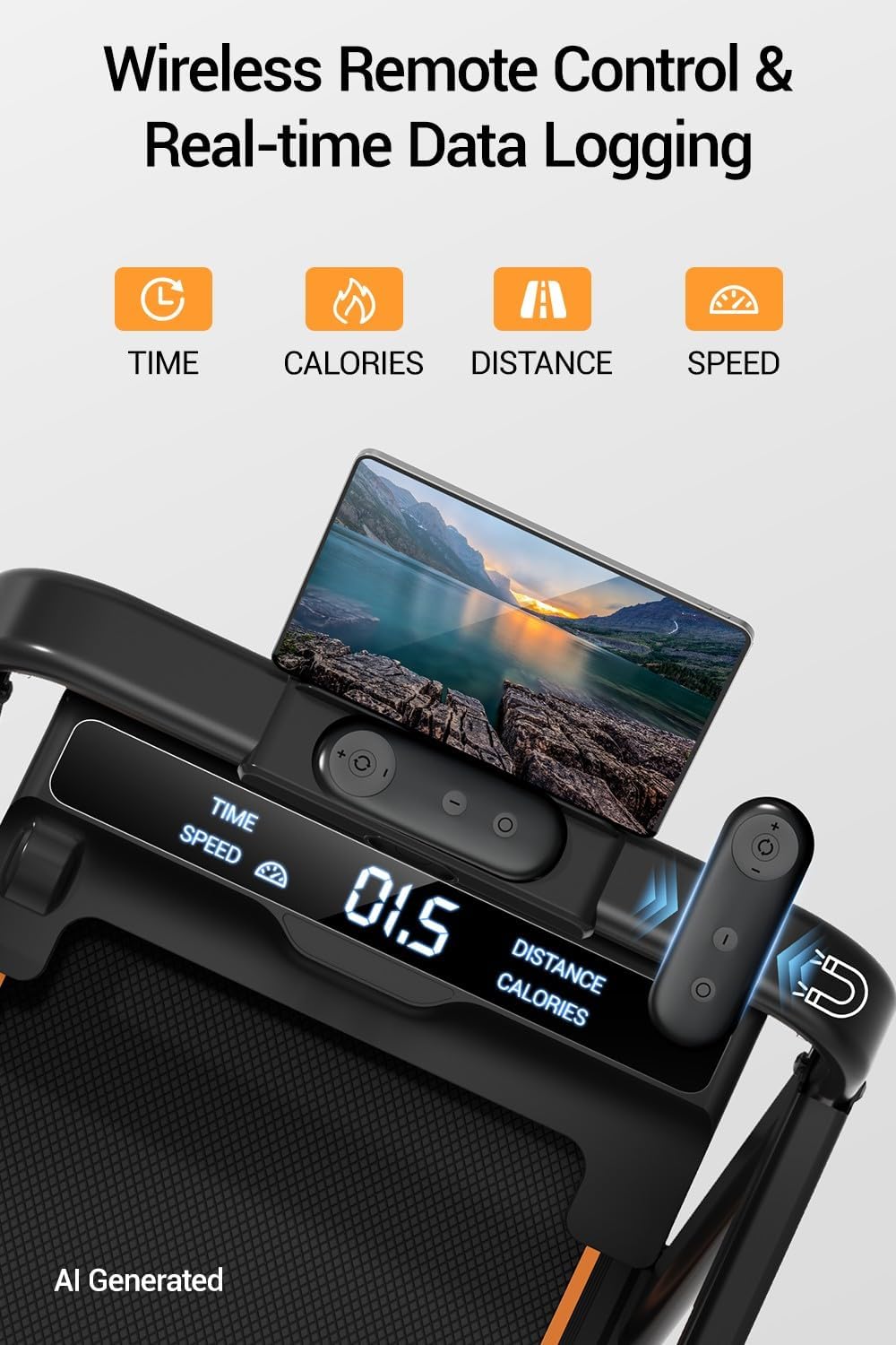 Thumbnail 6 de Walking Pad Treadmill, 350 lb Capacity