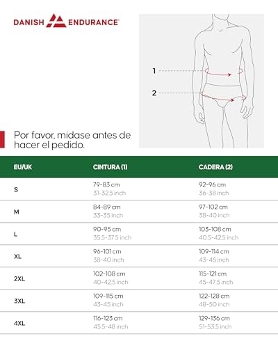 Thumbnail 5 de Danish Endurance calzoncillos bóxer de bambú para hombre (6 pack) negro, con o sin bragueta, XXXL