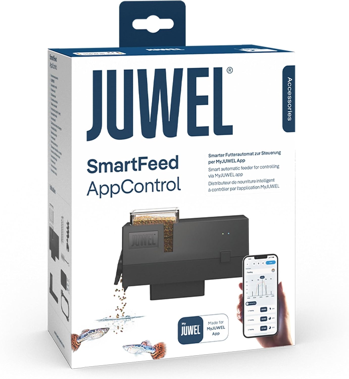 Detalle de JUWEL Aquarium SmartFeed AppControl – automatyczny karmnik Wi-Fi, 110 ml
