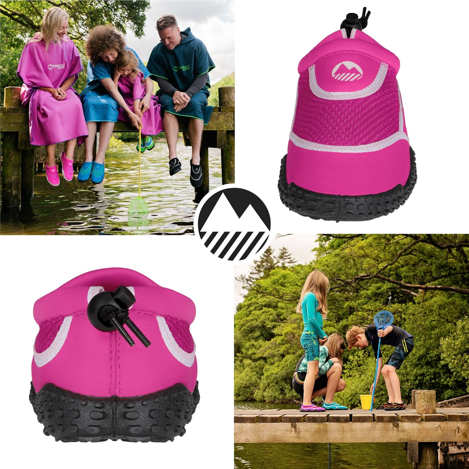 Detalle de Lakeland Active Girl's Eden Aquasport Water Shoes – Pink/White (1 UK)