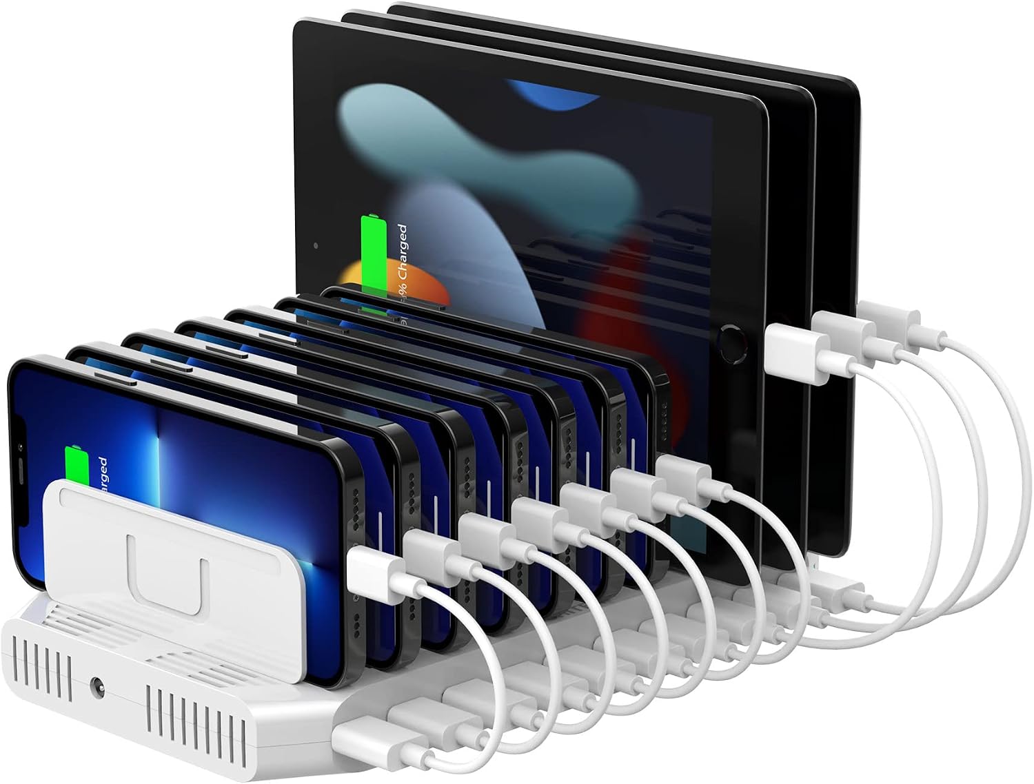 Detalle de Unitek Station de charge USB 10 ports 60W avec SmartIC
