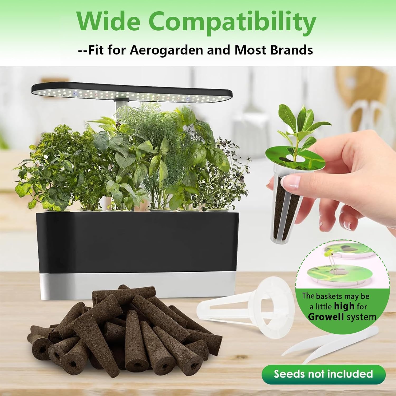 Detalle de Hydroponic seed pod kit, 251-piece set