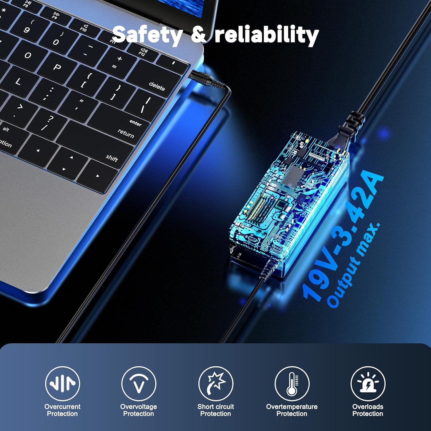 Thumbnail 4 de 65W Laptop Charger Compatible With Acer Aspire