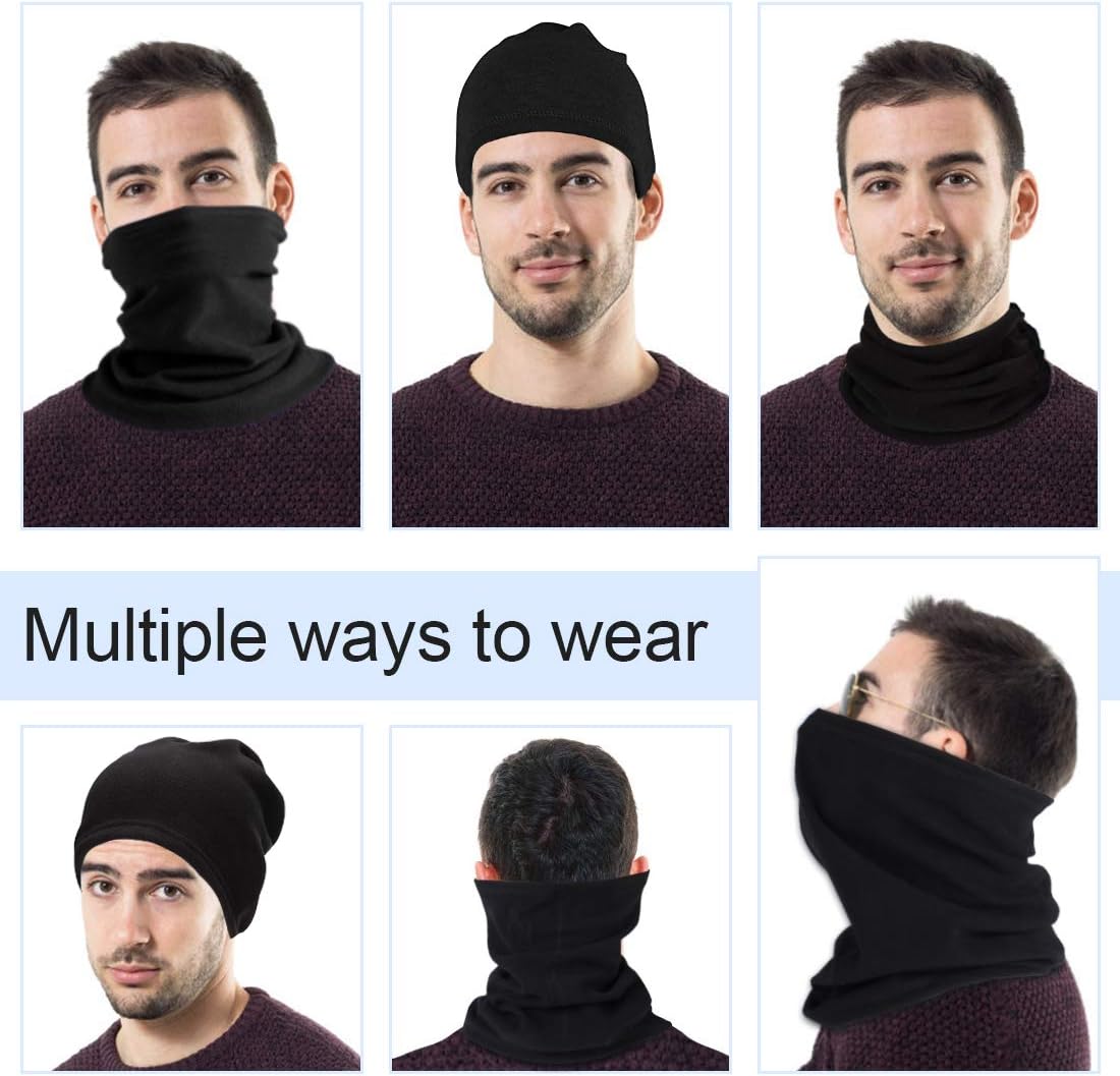 Thumbnail 4 de HEGCOIIE Winter Loop Schal Fleece Halswärmer für Outdoor