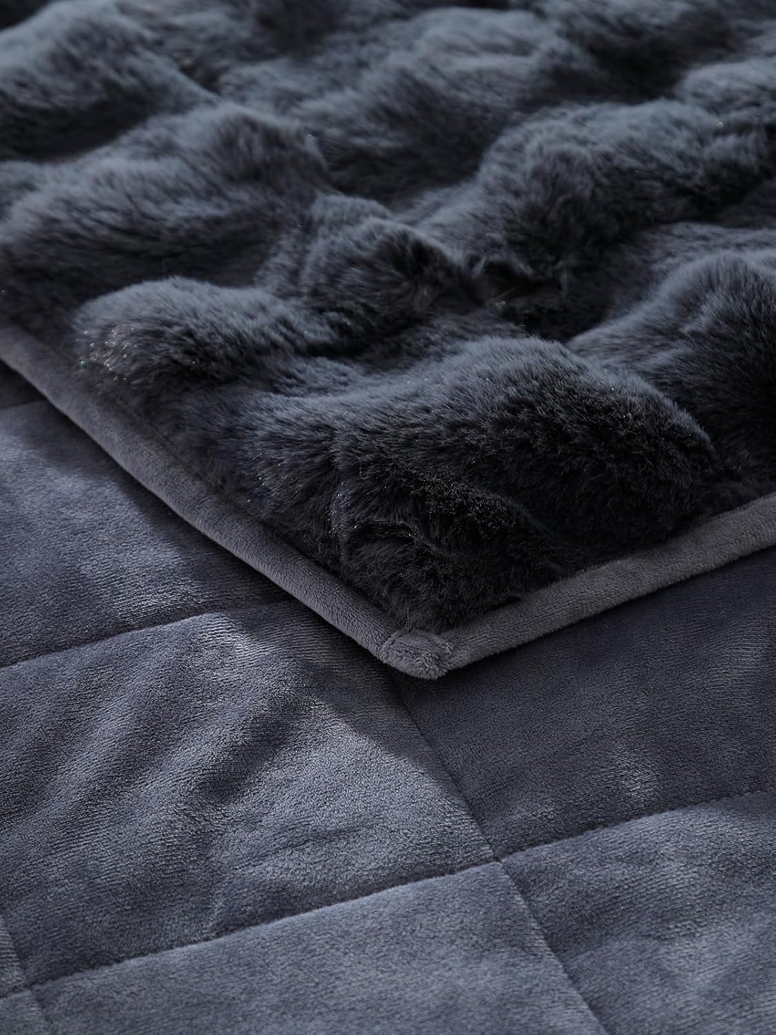 Detalle 2 de Satwip SFF-WB Weighted Blanket, 15 lb, 60 x 80 inches, Space Gray