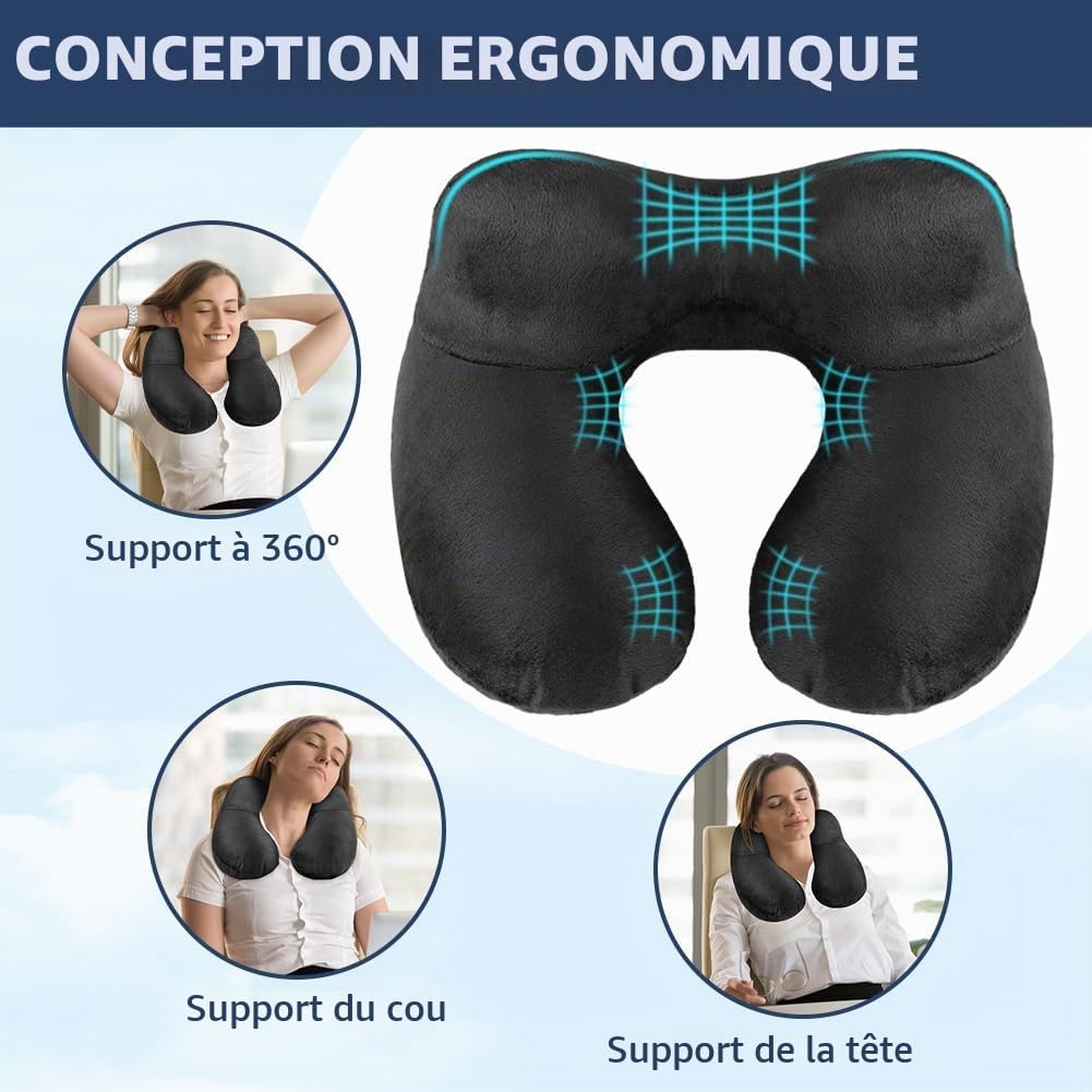 Thumbnail 5 de Flintronic Coussin de Voyage Gonflable 2 pièces