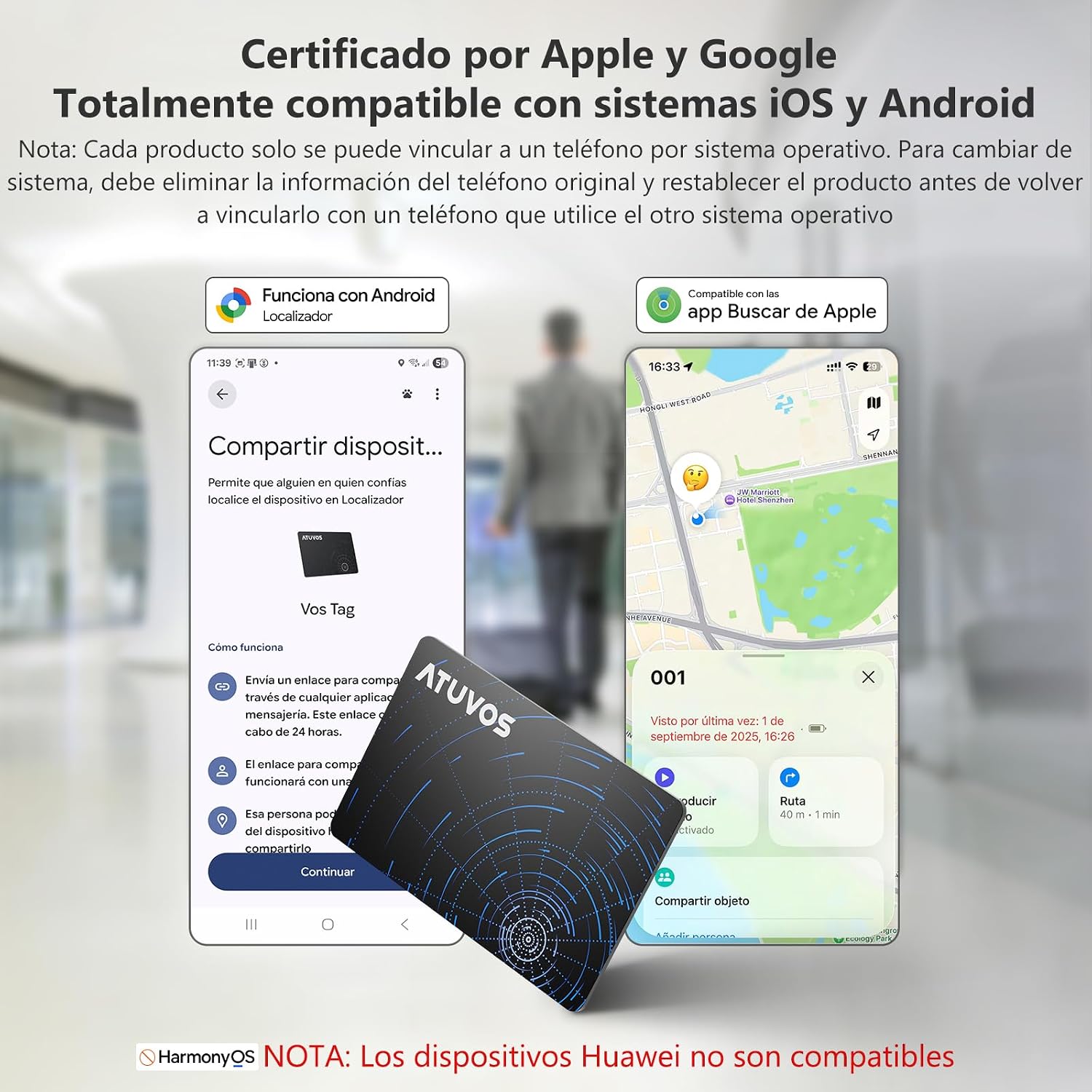 Detalle de ATUVOS Wallet Tracker Card