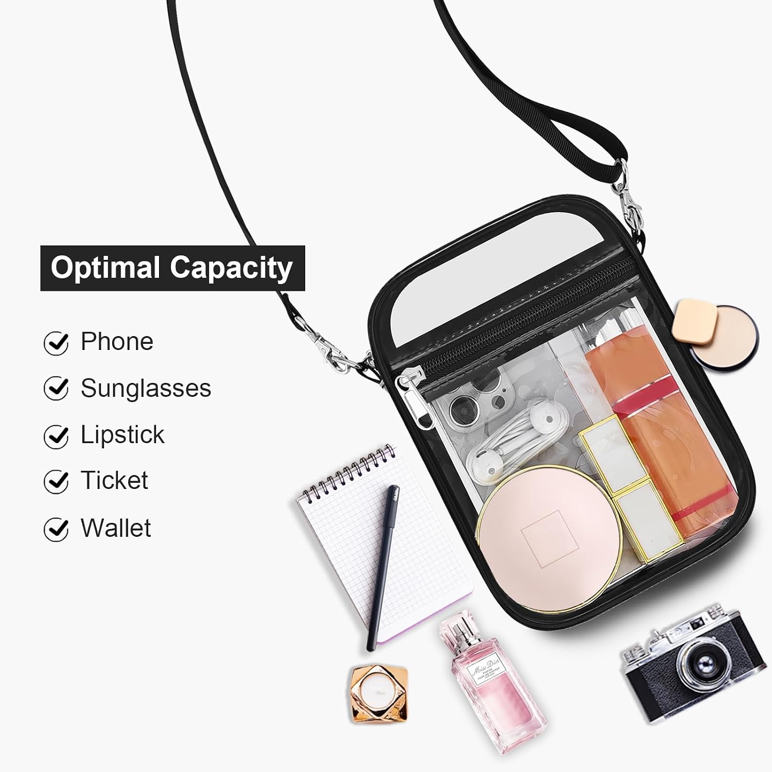 Thumbnail 5 de USPECLARE Clear Stadium Messenger Bag