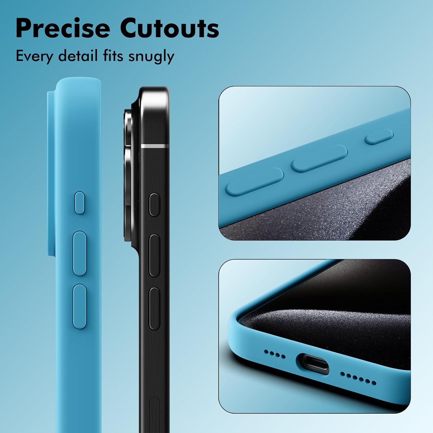 Thumbnail 3 de TIIXXA Silicone Case for iPhone 15 Pro Max