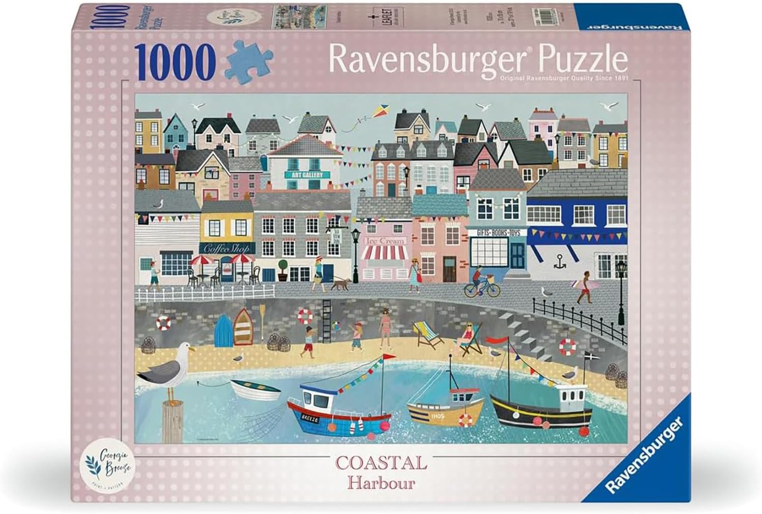 Detalle de Ravensburger Puzzle 1000 pièces Coastal Harbour 🧩