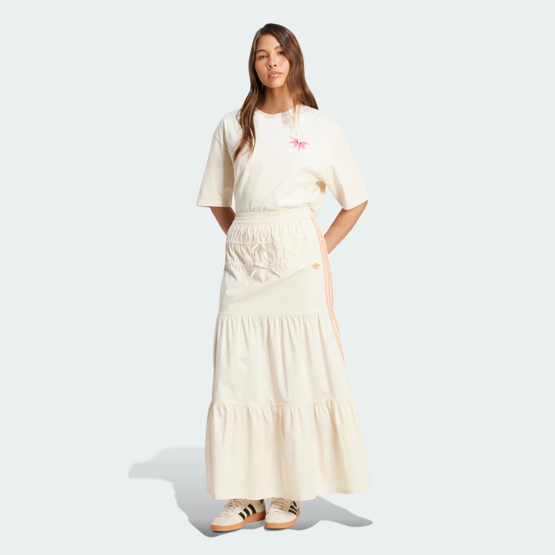 Thumbnail 2 de Falda Adidas Originals Summer Glow – Blanco