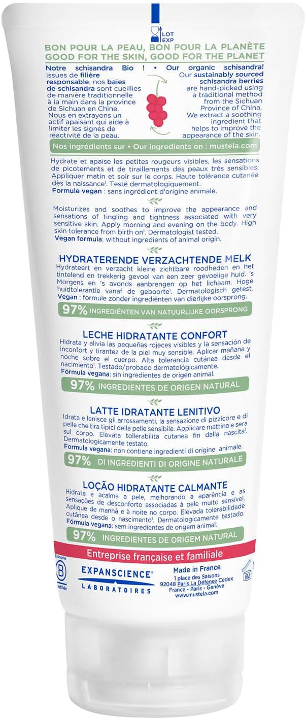 Thumbnail 1 de Mustela Latte Corpo Lenitivo al Perseose di Avocado BIO: idratazione delicata per pelli ipersensibili