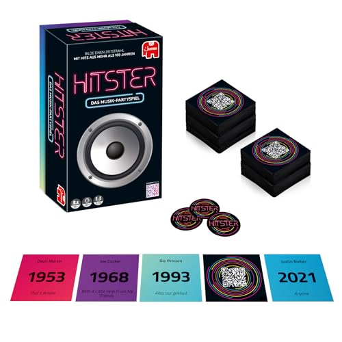 Detalle 2 de Hitster Musik Partyspiel für Erwachsene – das Karten- und Brettspiel für unvergessliche Partynächte