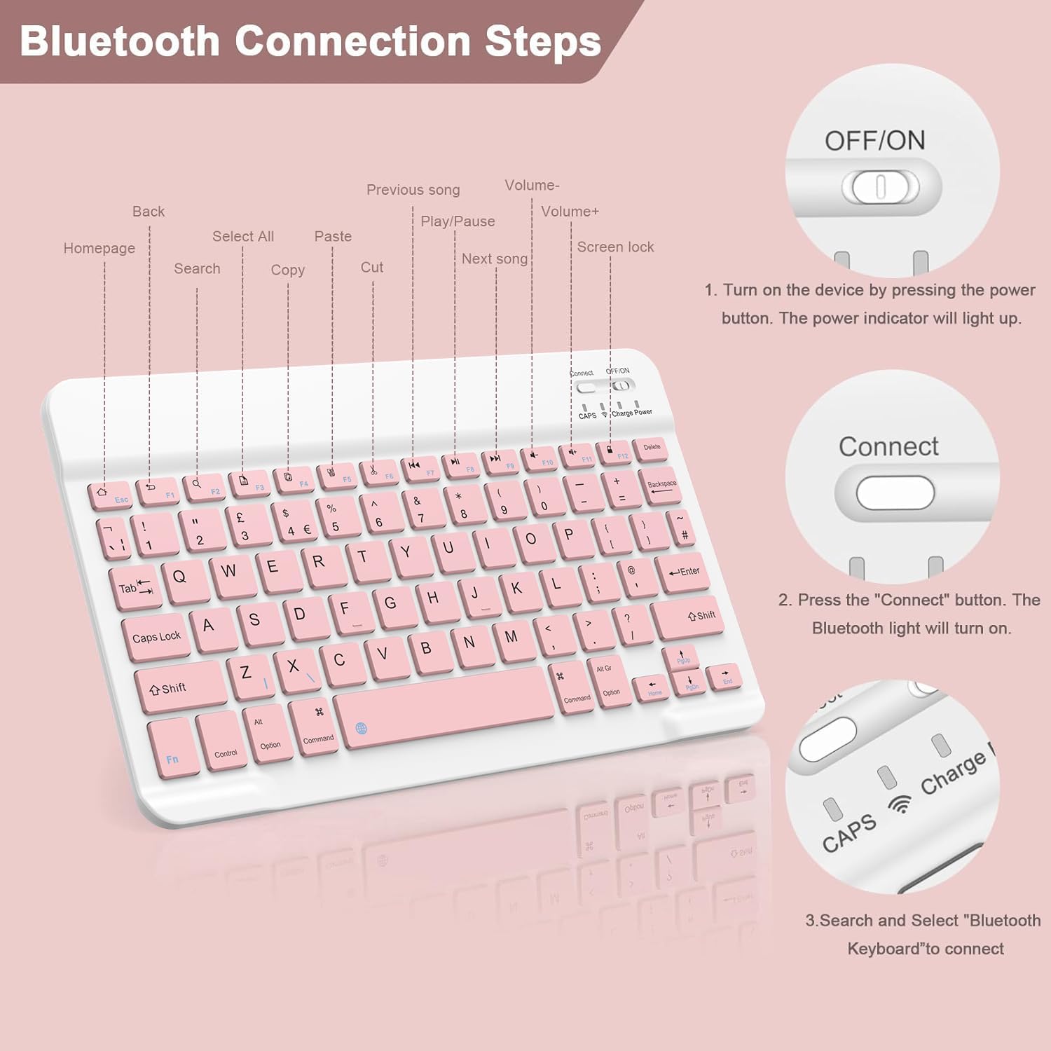 Thumbnail 4 de NOOX Bluetooth Keyboard Slim for iPad 10th Gen ⌨