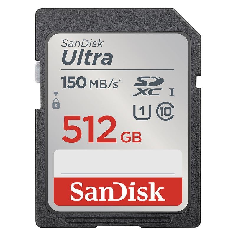 Thumbnail 1 de Tarjeta de memoria Sandisk Ultra SDSDUNC-512G-GN6IN SDXC 512 GB – 150 MB/s UHS-I U1