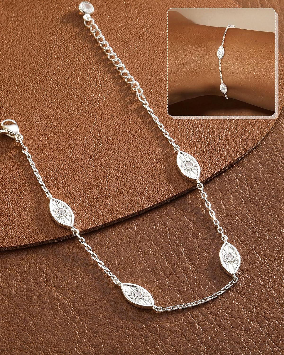 Detalle 2 de ZHESHY Bracelet Femme 16 cm réglable