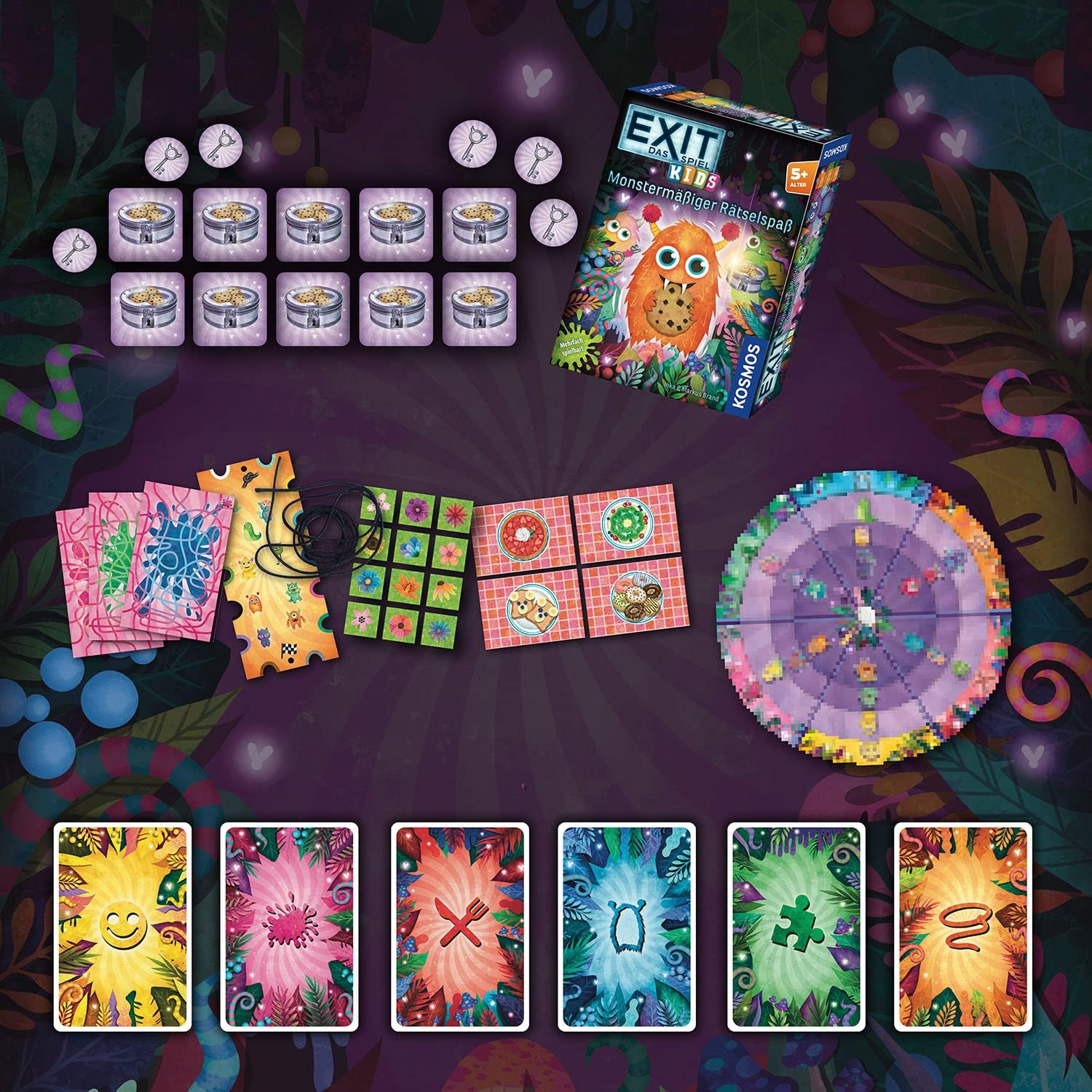 Detalle de KOSMOS EXIT® Das Spiel Kids (683733) – Escape-Room-Rätselspaß für Kinder ab 5 Jahren