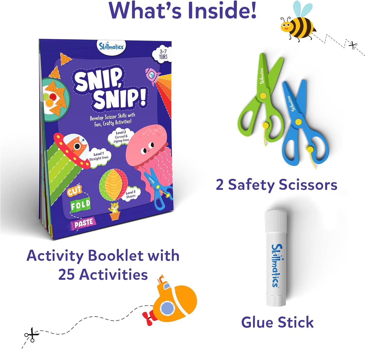 Thumbnail 1 de Skillmatics Scissor Skills 25 Activities