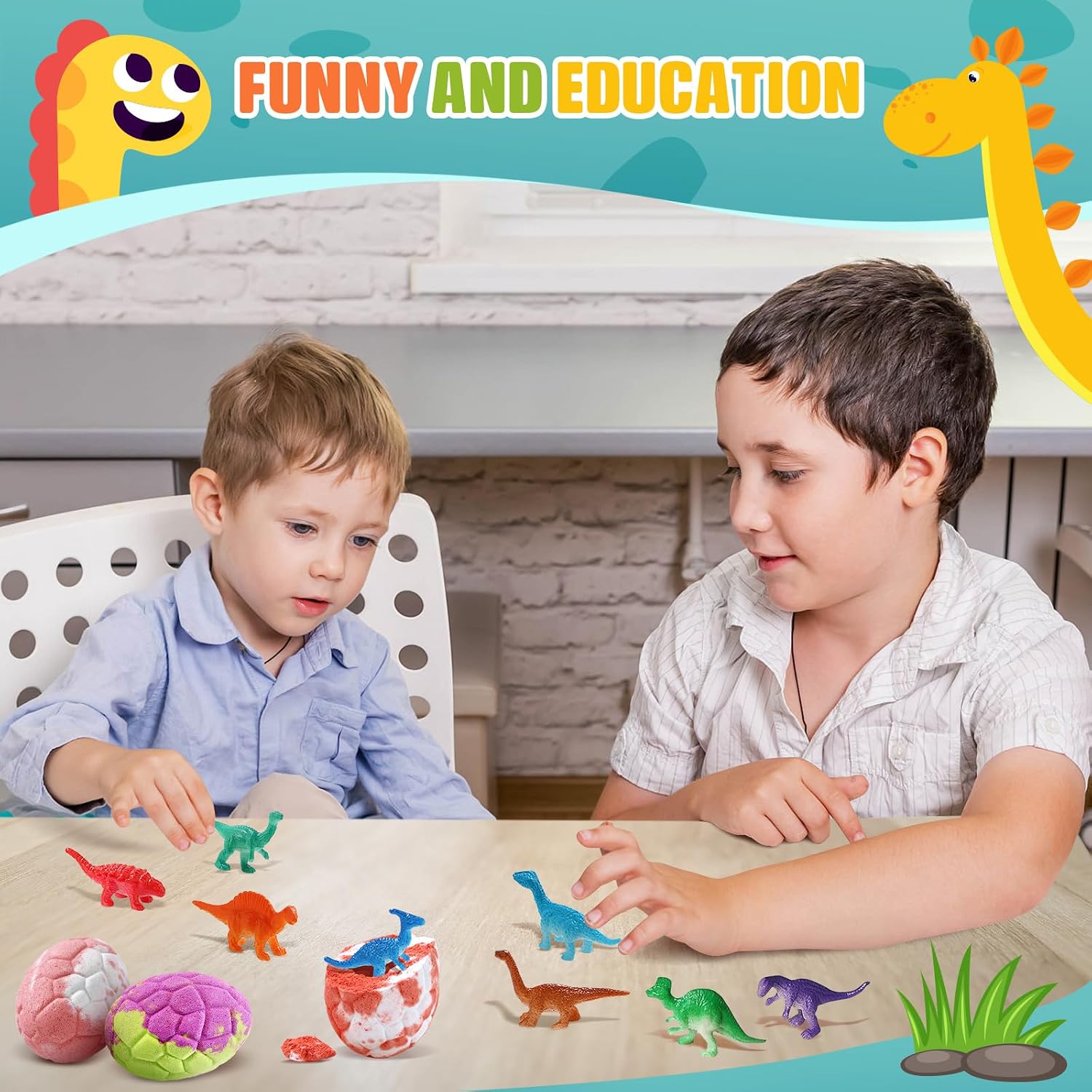 Thumbnail 3 de Qivatex Badebomben 9er Set mit Dinosaurier