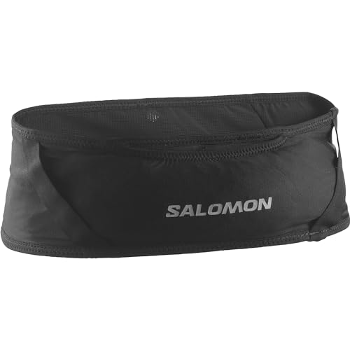 Detalle de Salomon Pulse Belt-Black: cintura da corsa leggera con tasche portaoggetti