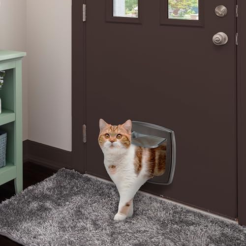 Detalle de Ferplast Chatière pour chat chien, marron ⚙