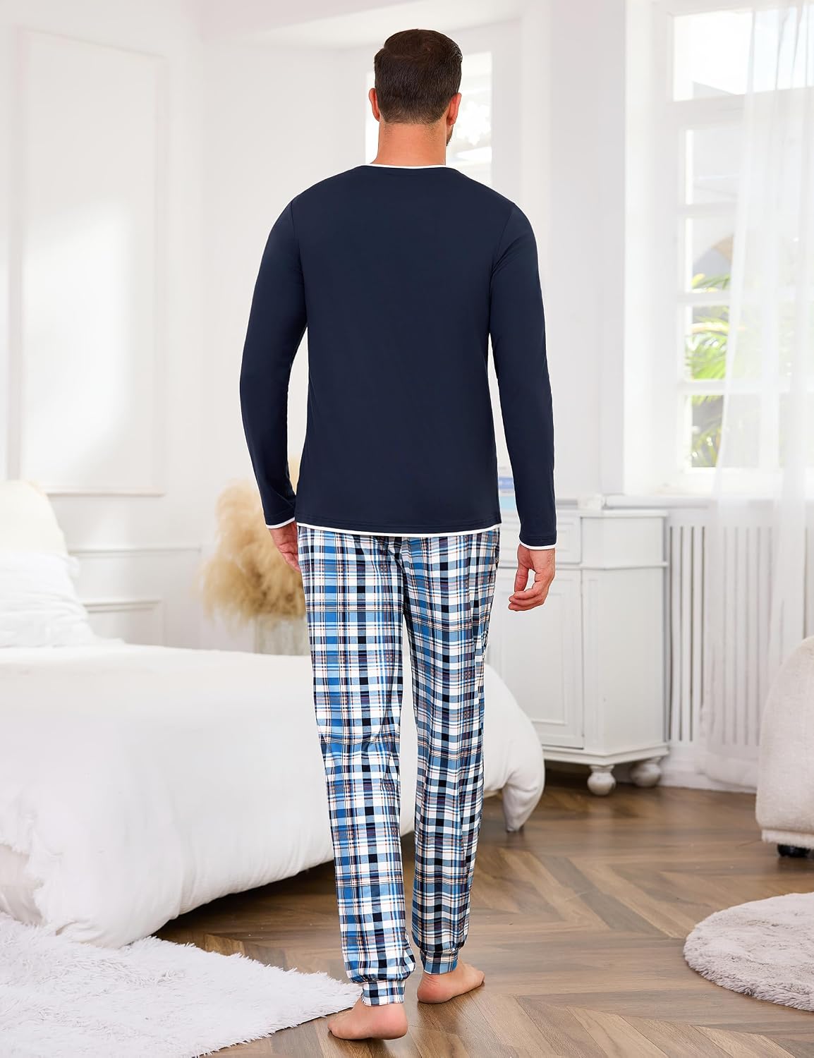 Thumbnail 6 de Pijama hombre algodón manga larga cómodo