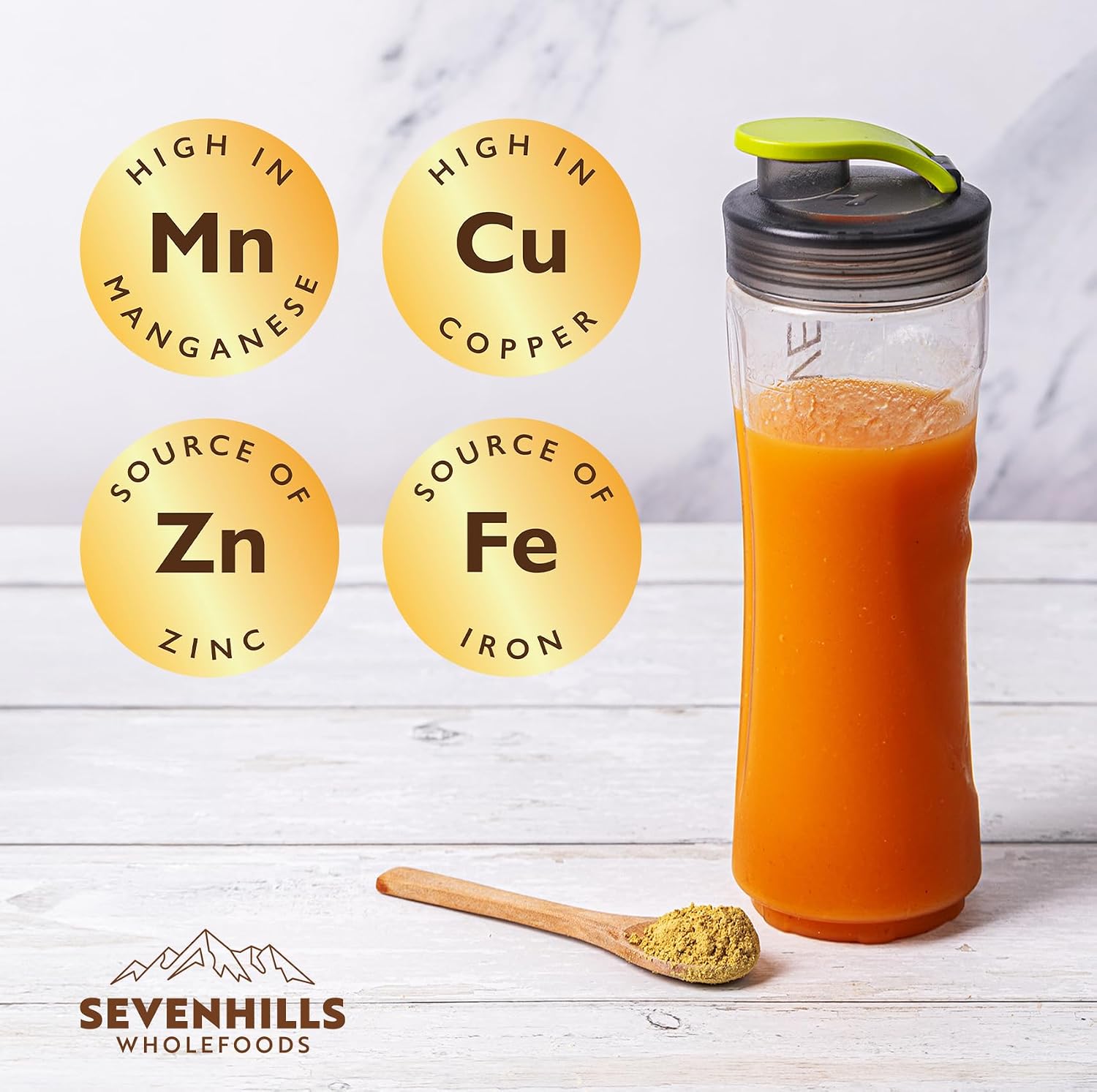 Detalle 2 de Sevenhills Wholefoods Pumpkin Seed Protein 900 g🥣