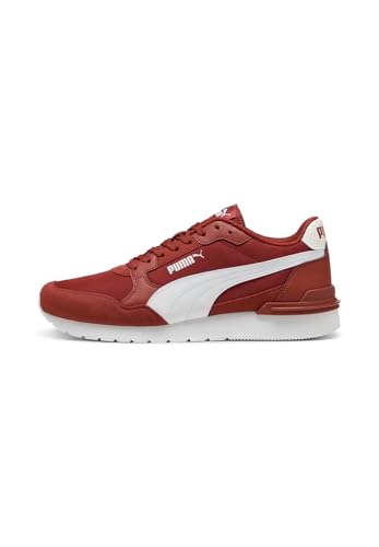 Detalle de Puma Sneaker Unisex St Runner Adulto V4 Bordeaux Rosso Bianco - 47 EU