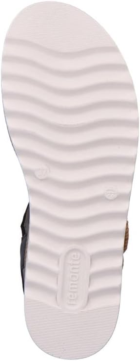 Thumbnail 6 de Remonte Damen Riemchensandalen D0Q52 – elegante Riemchensandalen mit Klettverschluss und leichtem Keilabsatz