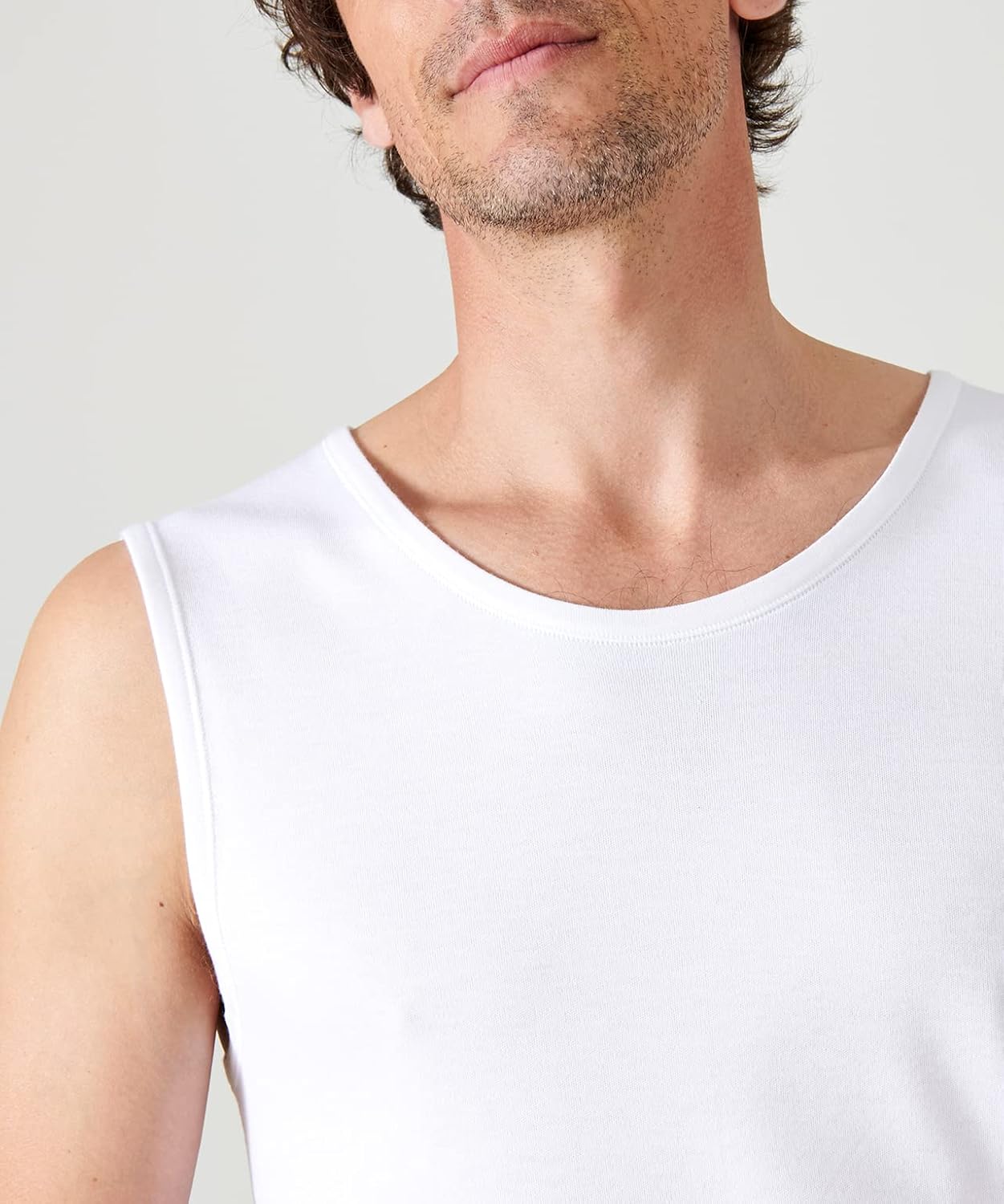 Detalle 2 de Damart Débardeur Thermolactyl en maille interlock homme : chaleur agréable en hiver