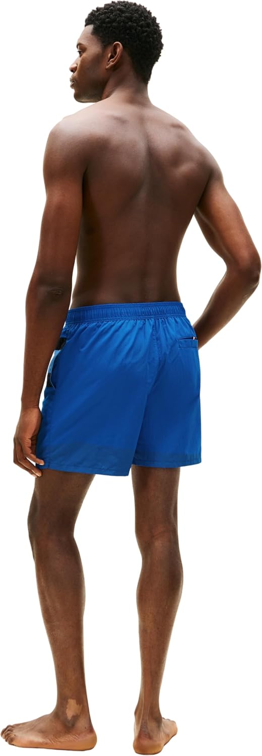 Detalle de Tommy Hilfiger Men’s Long Drawstring Swim Shorts