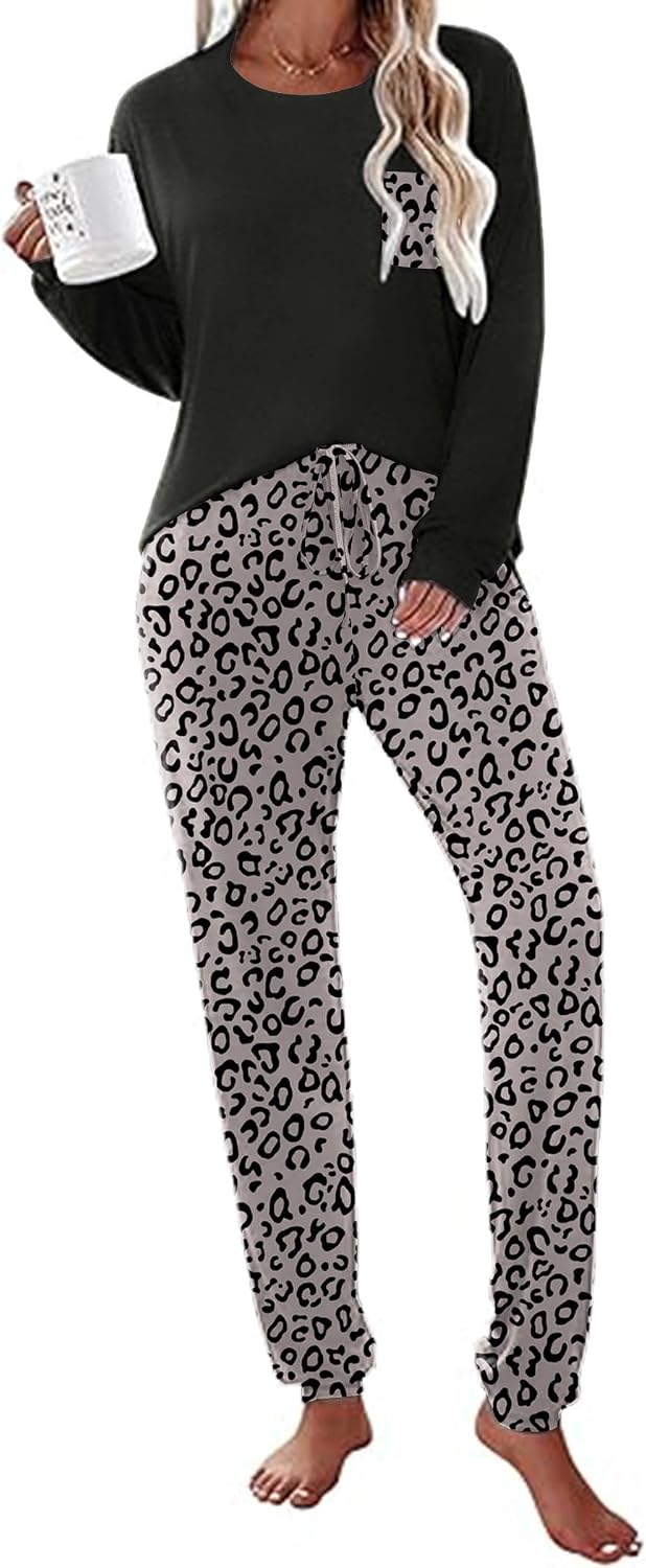 Thumbnail 6 de Ekouaer Women's Long-Sleeve Jogger Pajama Set with Pockets