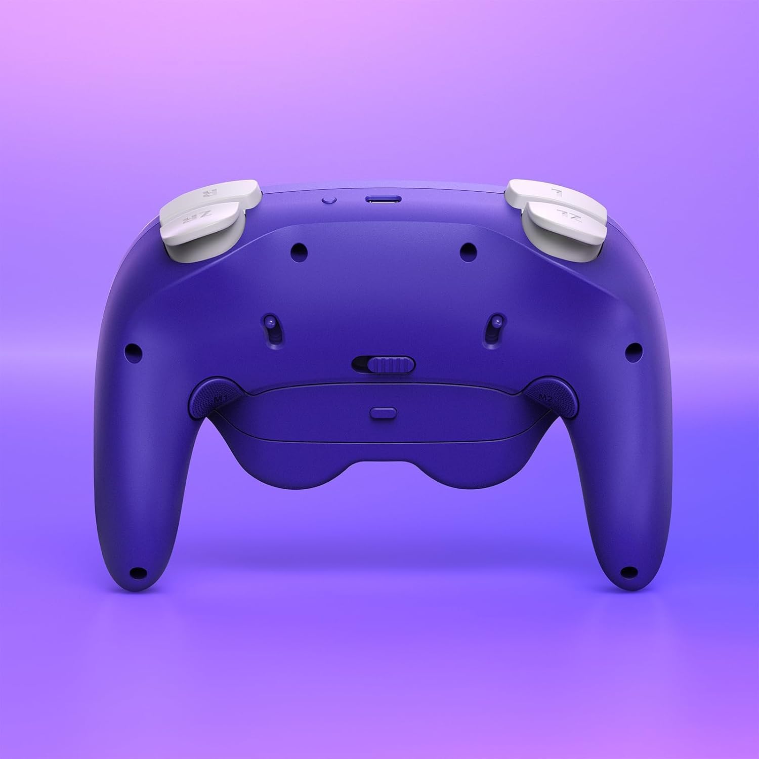 Detalle de NYXI Warrior Lite Wireless Controller – Hall-Effekt Joysticks, programmierbare Back-Pedals und präzise Trigger, violett