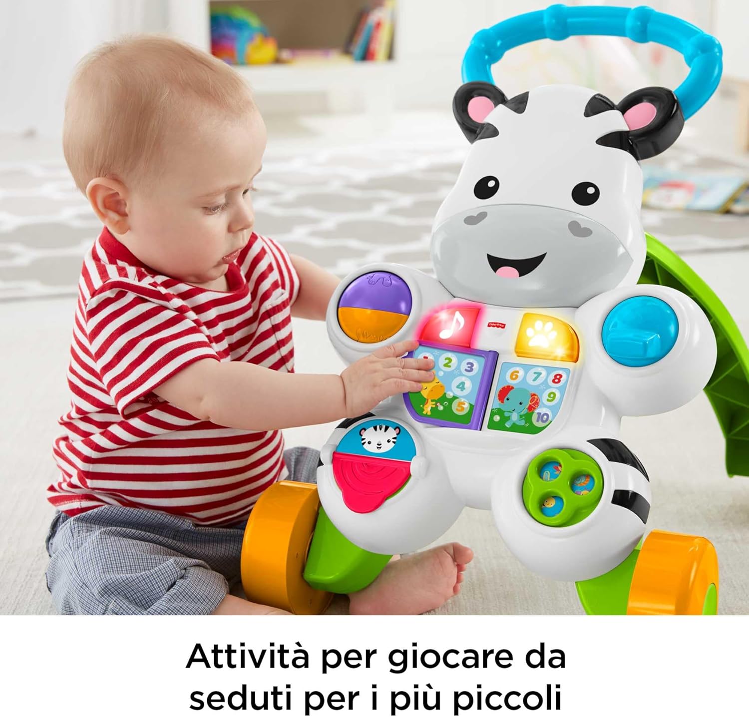 Thumbnail 2 de Fisher-Price Zebra Primi Passi spingibile 6 mesi