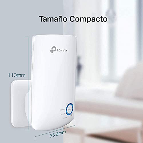 Detalle 2 de TP-Link TL-WA850RE: Repetidor WiFi 4 de 300 Mbps con puerto Ethernet