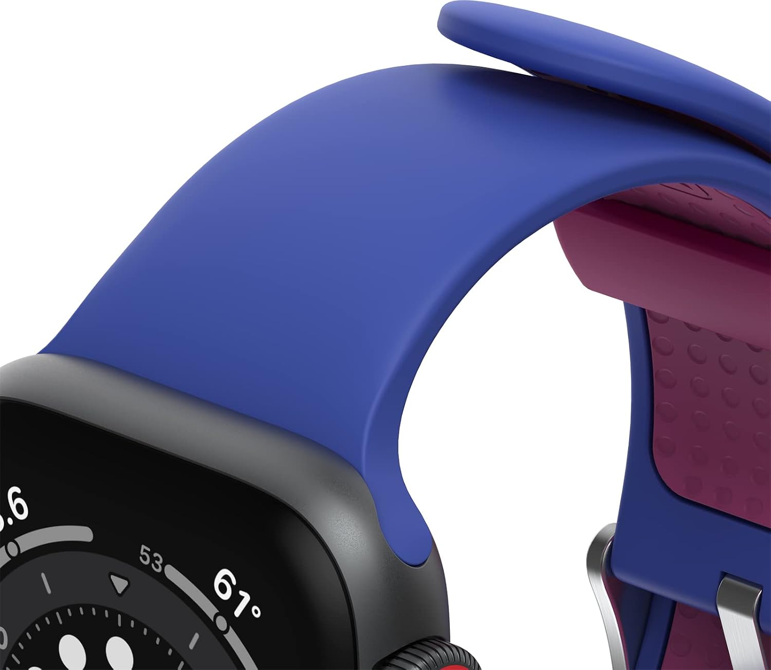 Detalle 2 de OtterBox Bracelet 42 mm Noir Silicone