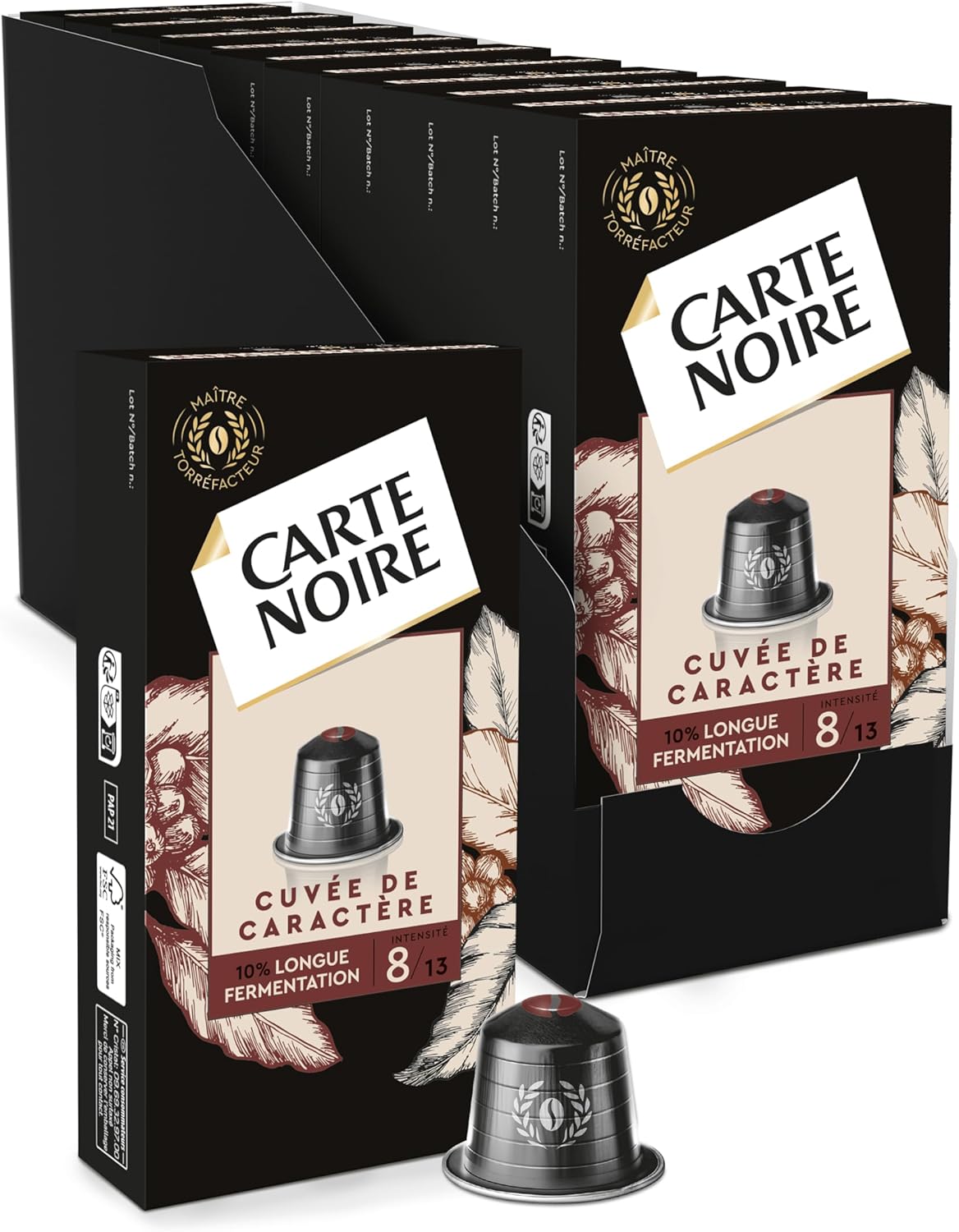 Detalle de CARTE NOIRE 100 capsules de café