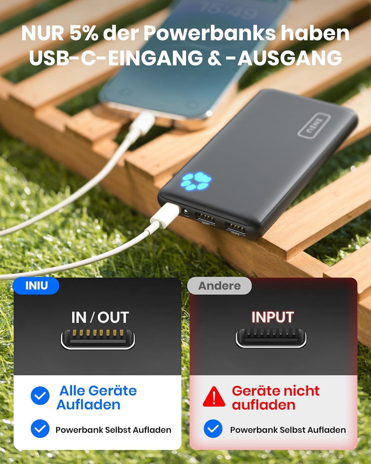 Thumbnail 6 de INIU Ultra Slim 10000mAh Powerbank