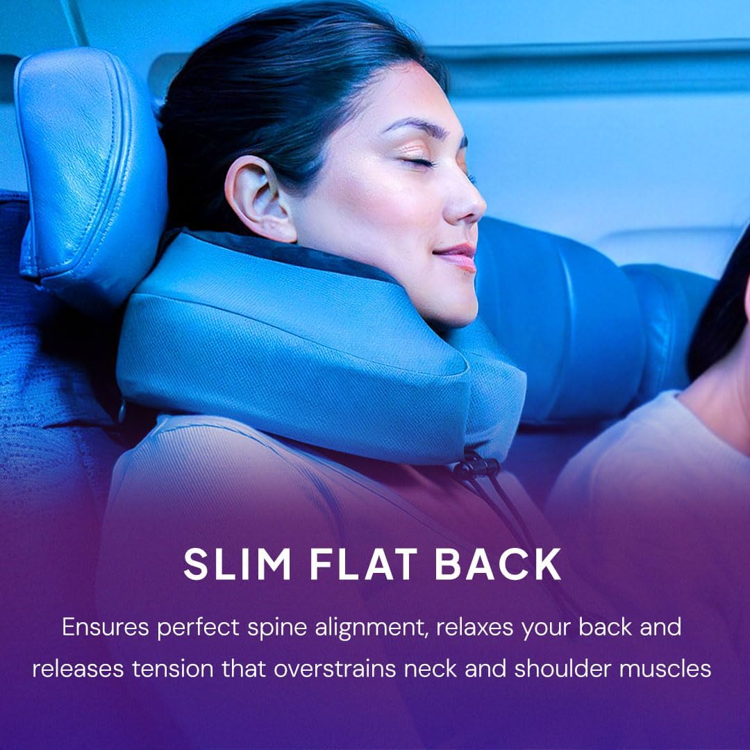 Detalle 2 de Cabeau Evolution S3 Travel Pillow – Premium-Nackenstütze mit S3-Gurtesystem